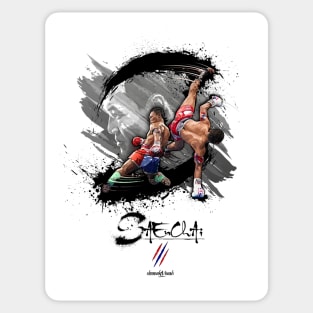 Saenchai Muaythai artwork by shunsukevisuals Sticker